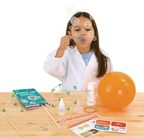 Bubble Lab STEM Science Kit – Create Mega Bubbles, 3D Bubble Shapes & Explore Wacky Water Tricks – Fun & Educational Kids' Experiment Set (Ages 5+)