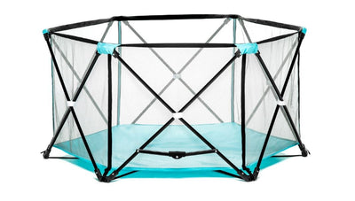 Regalo My Play Portable Play Yard – Safe, Spacious & Travel-Friendly Baby Playpen for Indoor & Outdoor Use – Sturdy Frame, Breathable Mesh, & Easy Setup