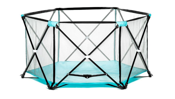 Regalo My Play Portable Play Yard – Safe, Spacious & Travel-Friendly Baby Playpen for Indoor & Outdoor Use – Sturdy Frame, Breathable Mesh, & Easy Setup