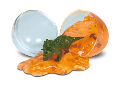 🦖 Dino Lab STEM Kit – Dig Up Dinosaur Fossils, Create Amber Slime & Make Prehistoric Tracks – Fun & Educational Science Kit for Kids 5+