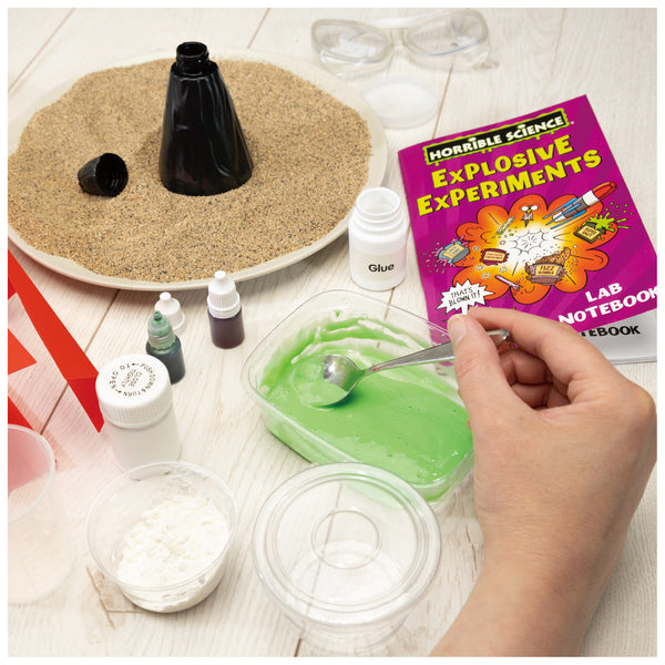 Horrible Science Explosive Experiments Kit – Fun & Educational STEM Science Set for Kids – Create Lava Lamps, Fizz Bombs & More! Perfect Gift for Young Scientists!