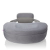 Frida Mom Adjustable Nursing Pillow - Customizable Breastfeeding Pillow for Mom + Baby Comfort with Back Support, Adjustable Wrap Around Waist Strap, Pockets for Heat Relief