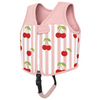 Kids Flexible Neoprene Swim Vest Buoyancy Training Aid | Warm Soft Wetsuit Material | Secure Strapped Fit for Pool Beach Learn to Swim | Very Cherry | 1-6 Years