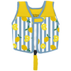 Kids Flexible Neoprene Swim Vest Buoyancy Training Aid | Warm Soft Wetsuit Material | Secure Strapped Fit for Pool Beach Learn to Swim | Sicilian Lemon | 1-6 Years
