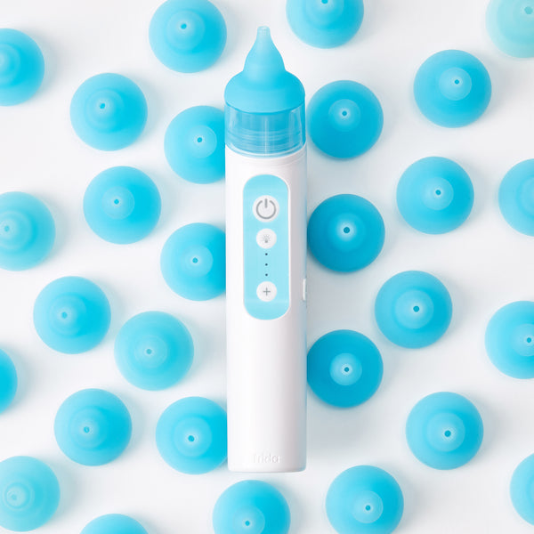 Frida Baby Electric NoseFrida Nasal Aspirator for Baby, Nose Sucker for Allergy Relief for Baby & Toddler, Nasal Aspirator with 3 Suction Levels, 2 Silicone Tips, USB Rechargeable