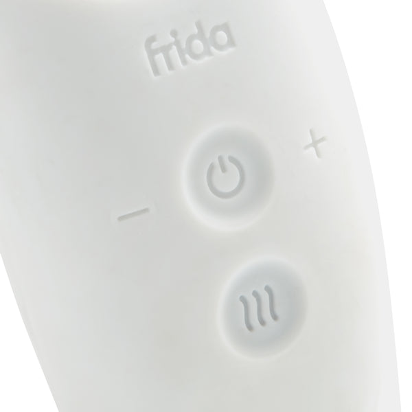 Frida Mom 2-in-1 Lactation Massager - Multiple Modes of Heat + Vibration for Clogged Milk Ducts, Increase Milk Flow, Breast Engorgement - USB Cord Included
