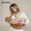Ergonomic Hip Seat Baby Carrier | Strap-Free Hipseat with Storage & Bottle Holder | Non-Slip Seat | Vegan Leather | For Babies & Toddlers | 30×18×15 CM