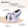 Ergonomic Hip Seat Baby Carrier | Strap-Free Hipseat with Storage & Bottle Holder | Non-Slip Seat | Vegan Leather | For Babies & Toddlers | 30×18×15 CM
