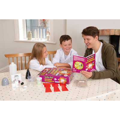 Horrible Science Explosive Experiments Kit – Fun & Educational STEM Science Set for Kids – Create Lava Lamps, Fizz Bombs & More! Perfect Gift for Young Scientists!