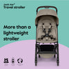 Joolz AER+ Lightweight & Compact Travel Stroller - Portable One Hand, One Second Fold Design - Full Reclinable - Ergonomic Seat for Infant & Toddler (0 Months to 4 Years) - XXL Sun Hood - Stroller for Airplane -Travel Pouch - Sandy Taupe