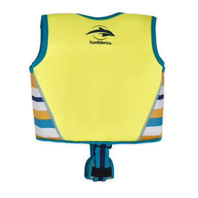 Kids Swim Jacket with 8 Removable Neoprene Floats | Adjustable Buoyancy Training Aid | Secure Strapped Fit to Learn Swimming with Confidence | Gelato Mint | 2-12 Years