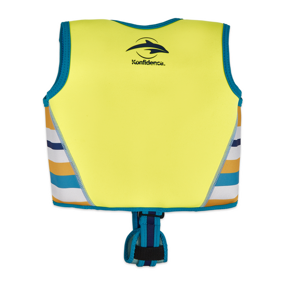 Kids Swim Jacket with 8 Removable Neoprene Floats | Adjustable Buoyancy Training Aid | Secure Strapped Fit to Learn Swimming with Confidence | Gelato Mint | 2-12 Years