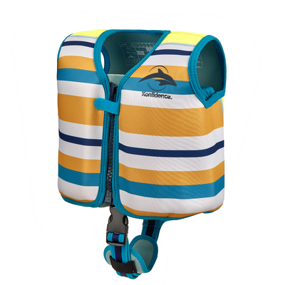 Kids Swim Jacket with 8 Removable Neoprene Floats | Adjustable Buoyancy Training Aid | Secure Strapped Fit to Learn Swimming with Confidence | Gelato Mint | 2-12 Years
