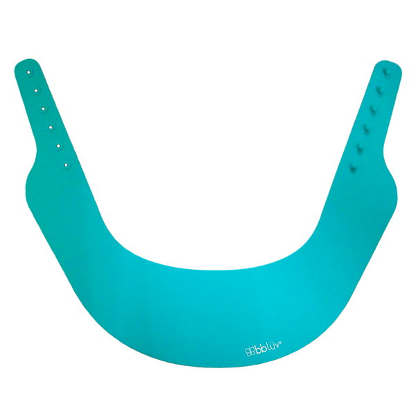 BBLUV Käp Silicone Shampoo Repellent Cap – Aqua | Adjustable, Soft & Waterproof Bath Visor for Babies & Toddlers | No More Tears, Protects Eyes & Ears