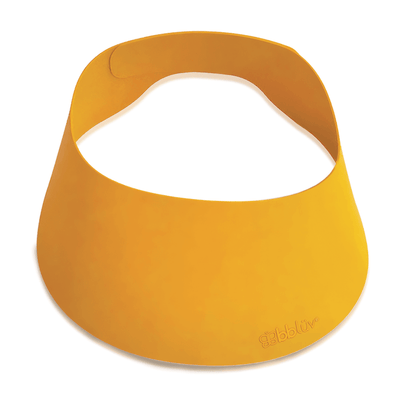 BBLUV Käp Silicone Shampoo Repellent Cap – Orange | Adjustable, Soft & Waterproof Bath Visor for Babies & Toddlers | No More Tears, Protects Eyes & Ears