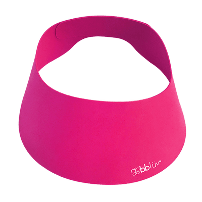 BBLUV Käp Silicone Shampoo Repellent Cap – Pink | Adjustable, Soft & Waterproof Bath Visor for Babies & Toddlers | No More Tears, Protects Eyes & Ears