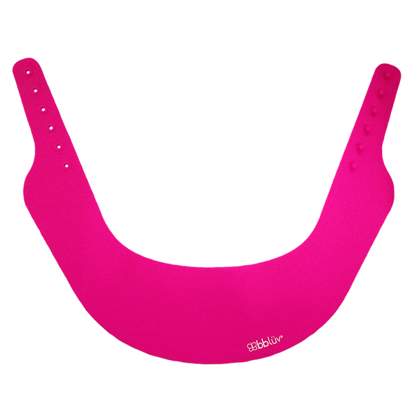 BBLUV Käp Silicone Shampoo Repellent Cap – Pink | Adjustable, Soft & Waterproof Bath Visor for Babies & Toddlers | No More Tears, Protects Eyes & Ears