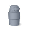 MAGIC - HEKA M Diaper Pail | Odorless &amp; Telescopic | 35 Diaper Capacity | 2nd Life Concept: Converts to Potty Trainer, Kitchen Waste Bin, or Toilet Lid | Free Roll of 15 Bags - Pigeon Blue