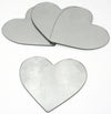 Heart Mirrors (4 Pack) Peel and Stick Wall Mirror Decals | Removable Shatter-Resistant Mirror Stickers | Easy Apply Damage-Free Decor for Bedroom Living Room