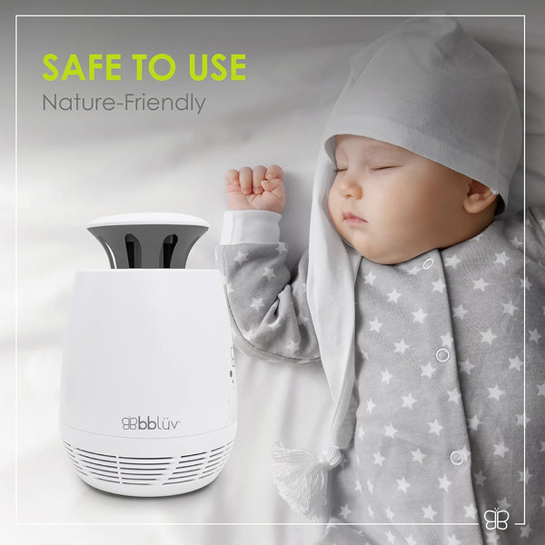 bblüv Moskitö Silent Anti-Mosquito Lamp – Ultra-Quiet, Baby-Safe, Nature-Friendly, Easy to Clean, with Anti-Escape Tray for Effective Insect Protection