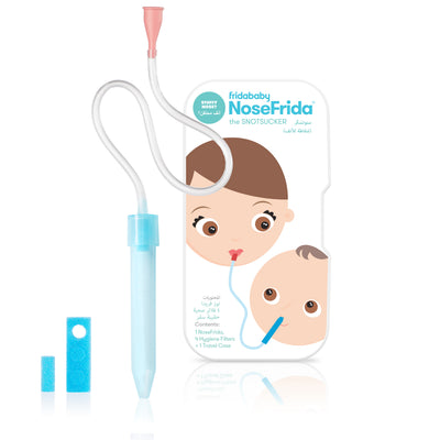 Frida Baby NoseFrida the Snotsucker - Nasal Aspiratorin Travel Case | Baby Nose Cleaner | Baby Nose Sucker for Infants
