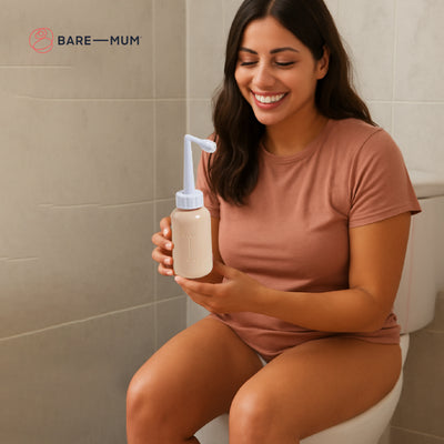 Perineal Wash Bottle | Ergonomic Design | Targeted Relief for Postpartum Care | Leak-Free & Mess-Free | Includes Travel Bag | BPA & Phthalates Free | Ideal for C-Section Recovery | 300ml