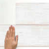 Shiplap Wood Plank Peel and Stick Wall Decals | Removable Repositionable Stickers | Easy Damage-Free Wall Art for Kids Bedroom Nursery Playroom