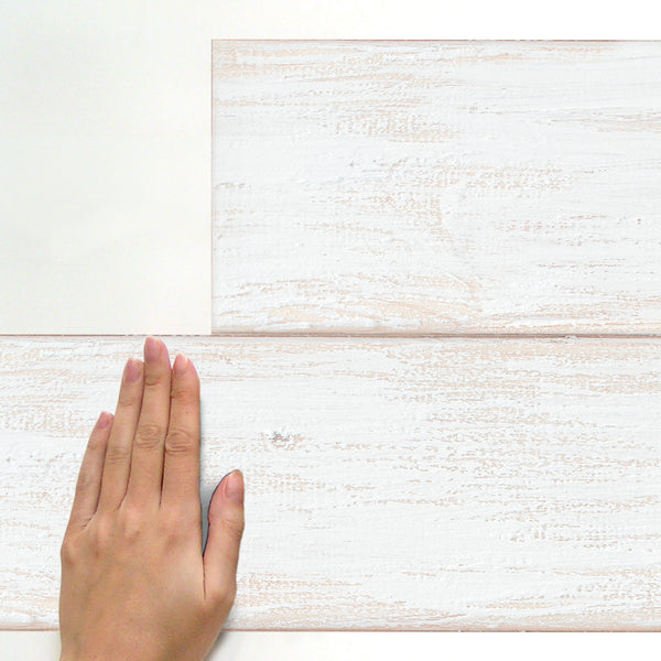 Shiplap Wood Plank Peel and Stick Wall Decals | Removable Repositionable Stickers | Easy Damage-Free Wall Art for Kids Bedroom Nursery Playroom