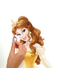 Princess Belle Peel and Stick Wall Decals | Removable Repositionable Stickers | Easy Damage-Free Wall Art for Kids Bedroom Nursery Playroom