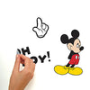 All About Mickey Peel and Stick Wall Decals | Removable Repositionable Stickers | Easy Damage-Free Wall Art for Kids Bedroom Nursery Playroom
