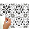 Spanish Tile Peel and Stick Wall Decals | 16 Decals | Removable Repositionable Stickers | Easy Damage-Free Wall Art for Kids Bedroom Nursery Playroom