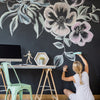 Chalkboard Peel and Stick Wallpaper | Removable Self-Adhesive Wall Covering | Easy Apply Damage-Free Decor for Bedroom Living Room Accent Wall