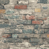 Brick Alley Peel and Stick Wallpaper | Removable Self-Adhesive Wall Covering | Easy Apply Damage-Free Decor for Bedroom Living Room Accent Wall