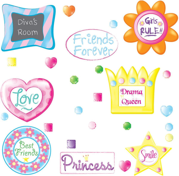 Wall Frames Peel and Stick Wall Decals | Removable Repositionable Stickers | Easy Damage-Free Wall Art for Kids Bedroom Nursery Playroom