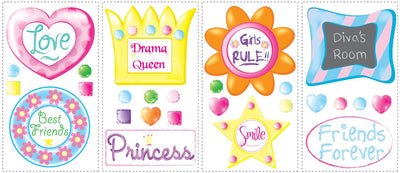 Wall Frames Peel and Stick Wall Decals | Removable Repositionable Stickers | Easy Damage-Free Wall Art for Kids Bedroom Nursery Playroom