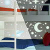 Celestial Peel and Stick Wall Decals | Removable Repositionable Stickers | Easy Damage-Free Wall Art for Kids Bedroom Nursery Playroom