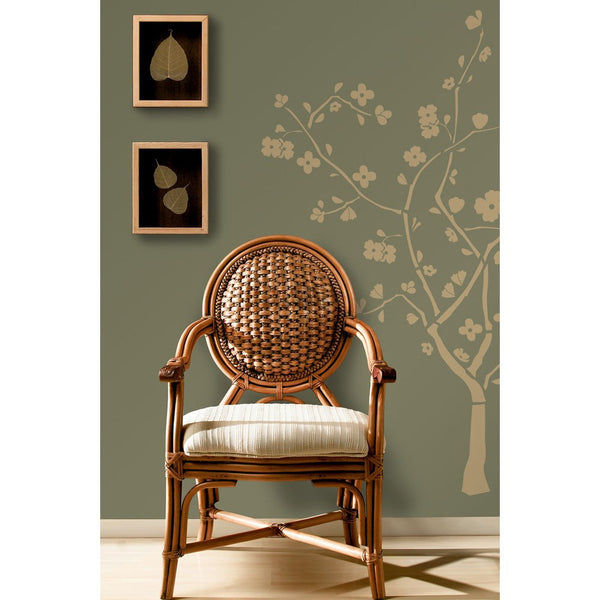 Cherry Blossom Peel and Stick Wall Decals | Removable Repositionable Stickers | Easy Damage-Free Wall Art for Kids Bedroom Nursery Playroom