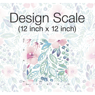Clara Jean April Showers Flowers Peel and Stick Wallpaper | Removable Self-Adhesive Wall Covering | Easy Apply Damage-Free Decor for Bedroom Living Room Accent Wall