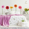 Gerber Daisies Peel and Stick Wall Decals | Removable Repositionable Stickers | Easy Damage-Free Wall Art for Kids Bedroom Nursery Playroom