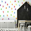 Numbers Primary Peel and Stick Wall Decals | Removable Repositionable Stickers | Easy Damage-Free Wall Art for Kids Bedroom Nursery Playroom
