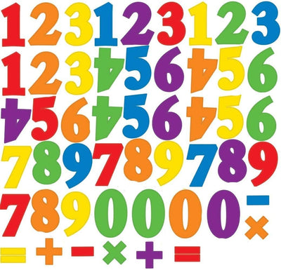 Numbers Primary Peel and Stick Wall Decals | Removable Repositionable Stickers | Easy Damage-Free Wall Art for Kids Bedroom Nursery Playroom