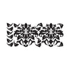 Damask Peel and Stick Wall Decals | Removable Repositionable Stickers | Easy Damage-Free Wall Art for Kids Bedroom Nursery Playroom