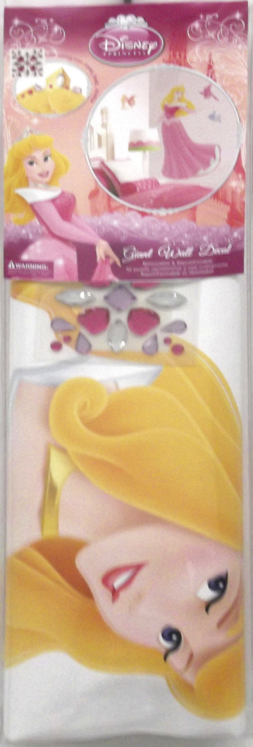 Princess Sleeping Beauty Peel and Stick Wall Decals | Removable Repositionable Stickers | Easy Damage-Free Wall Art for Kids Bedroom Nursery Playroom