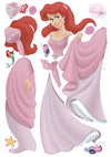 Princess Ariel Peel and Stick Wall Decals | Removable Repositionable Stickers | Easy Damage-Free Wall Art for Kids Bedroom Nursery Playroom