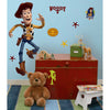 Toy Story Buzz and Woody Peel and Stick Giant Wall Poster | Removable Repositionable Decal | Easy Apply Damage-Free Wall Art for Bedroom Playroom Decor