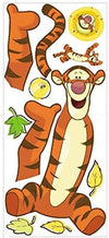 Winnie The Pooh Tigger Peel and Stick Wall Decals | Removable Repositionable Stickers | Easy Damage-Free Wall Art for Kids Bedroom Nursery Playroom