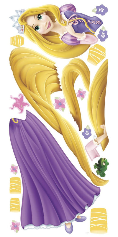 Rapunzel Peel and Stick Wall Decals | Removable Repositionable Stickers | Easy Damage-Free Wall Art for Kids Bedroom Nursery Playroom