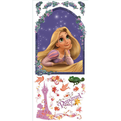 RoomMates Rapunzel Peel and Stick Wall Decals Removable Repositionable Stickers Easy Damage-Free Wall Art for Kids Bedroom