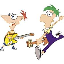 Phineas and Ferb Peel and Stick Wall Decals | Removable Repositionable Stickers | Easy Damage-Free Wall Art for Kids Bedroom Nursery Playroom