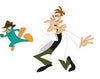Phineas and Ferb Agent P Peel and Stick Wall Decals | Removable Repositionable Stickers | Easy Damage-Free Wall Art for Kids Bedroom Nursery Playroom